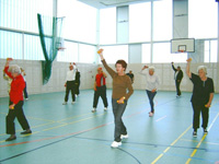 Gymnastik in der Ballsporthalle Oberhaunstadt